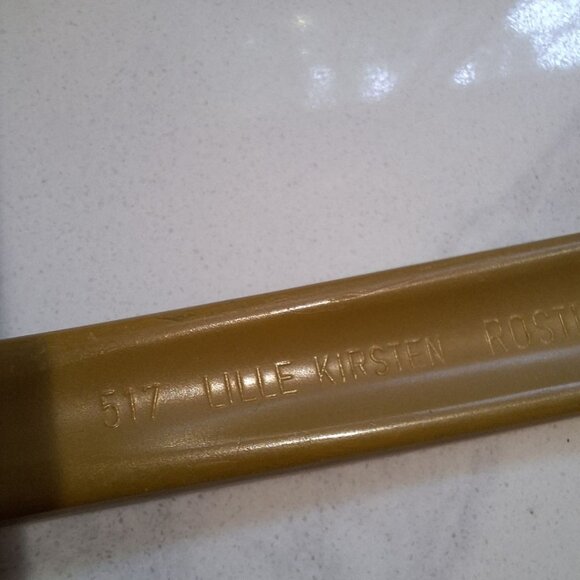 Lille Kirsten Rosti Mepal Denmark Spoons Vintage 7.5 Inch Small Serving Set of 2 - Picture 5 of 8